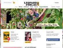 Tablet Screenshot of leopardforlag.se